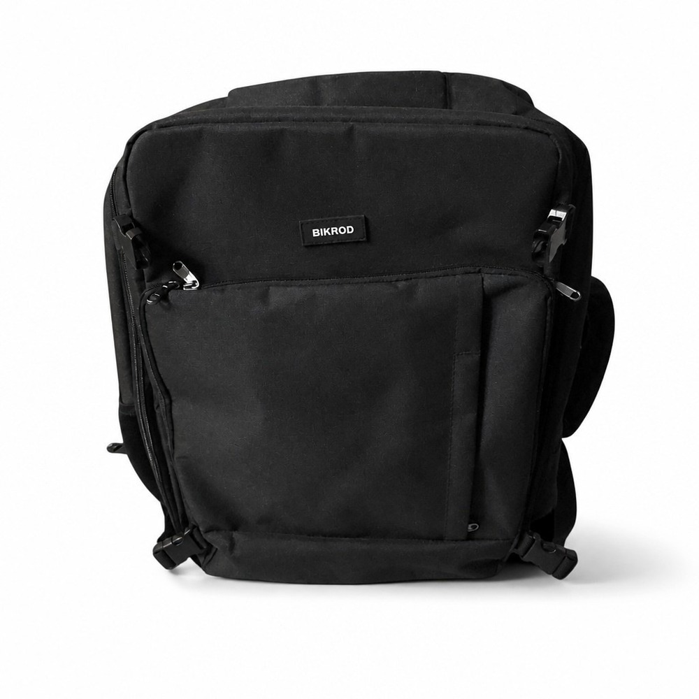 BIKROD Travel Backpack Unisex Large Black Luggage Style Carry On Bag